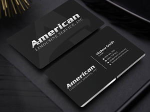 Business Card Design by Graphixpointt for AMERICAN LIMOUSINE SERVICE INC. | Design: #32222787