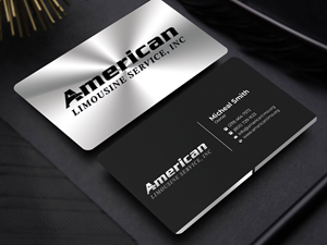 Business Card Design by Graphixpointt for AMERICAN LIMOUSINE SERVICE INC. | Design: #32222788