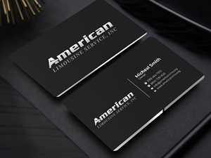 Business Card Design by Graphixpointt for AMERICAN LIMOUSINE SERVICE INC. | Design: #32222789