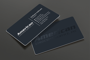Business Card Design by Expert Bappy for AMERICAN LIMOUSINE SERVICE INC. | Design: #32224618