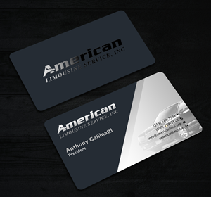 Business Card Design by Sun Moon Graphic Designer for AMERICAN LIMOUSINE SERVICE INC. | Design: #32222996