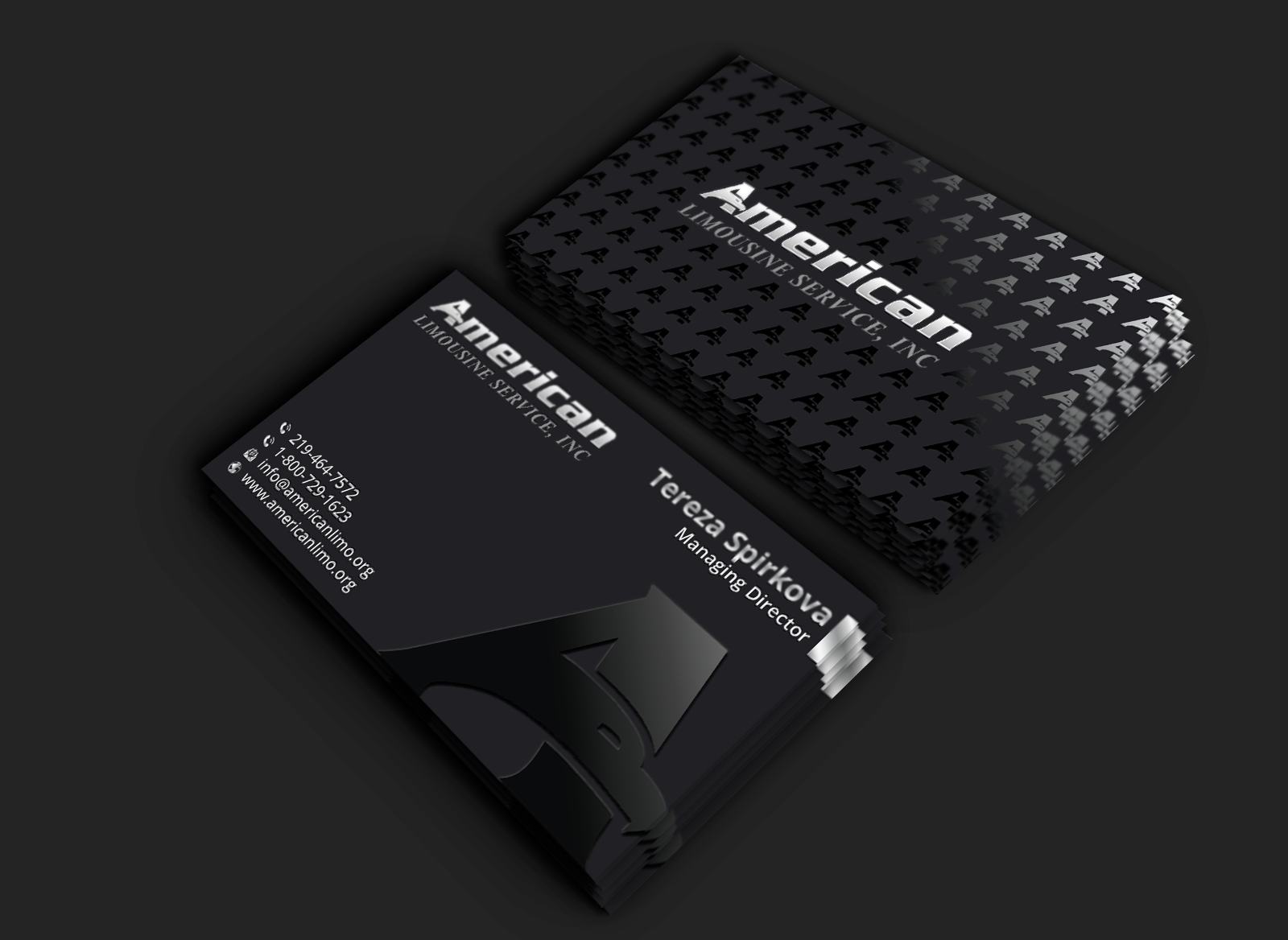 Design de Carte de Visite par DesignerShahadat pour AMERICAN LIMOUSINE SERVICE INC. | Design #32220560