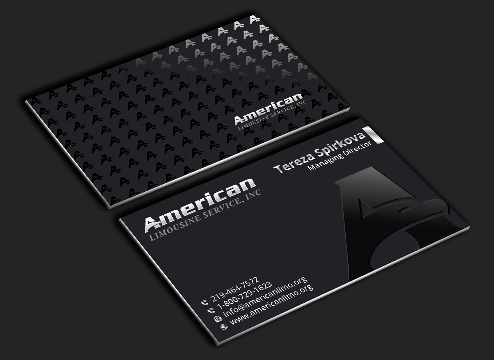 Diseño de Tarjeta de Presentación por DesignerShahadat para AMERICAN LIMOUSINE SERVICE INC. | Diseño #32220573