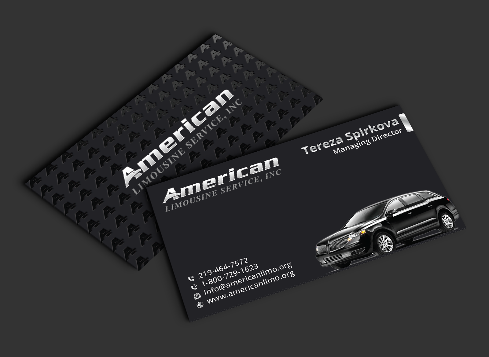 Business Card Design by DesignerShahadat for AMERICAN LIMOUSINE SERVICE INC. | Design #32220631