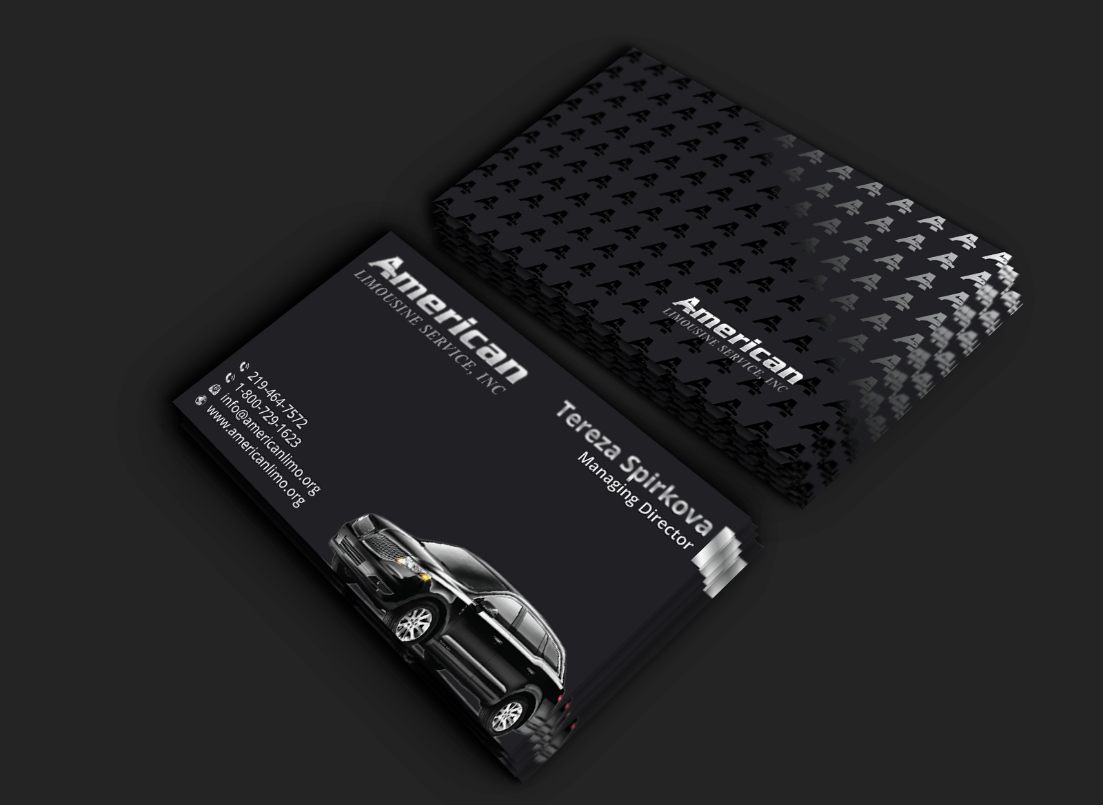 Design de Carte de Visite par DesignerShahadat pour AMERICAN LIMOUSINE SERVICE INC. | Design #32220632