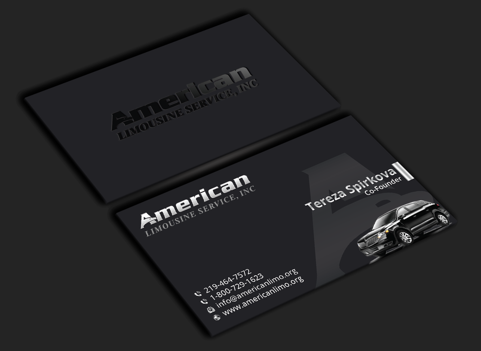 Business Card Design by DesignerShahadat for AMERICAN LIMOUSINE SERVICE INC. | Design #32220767