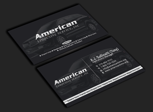 Business Card Design by DesignerShahadat for AMERICAN LIMOUSINE SERVICE INC. | Design: #32222895