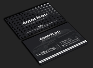 Business Card Design by DesignerShahadat for AMERICAN LIMOUSINE SERVICE INC. | Design: #32222898