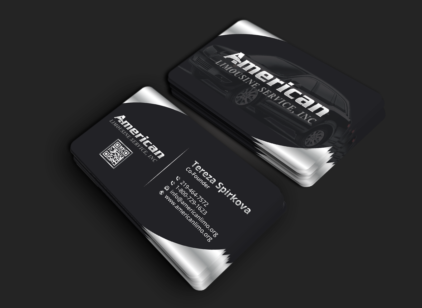 Business Card Design by DesignerShahadat for AMERICAN LIMOUSINE SERVICE INC. | Design #32222901