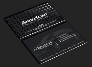 Business Card Design by DesignerShahadat for AMERICAN LIMOUSINE SERVICE INC. | Design: #32223027