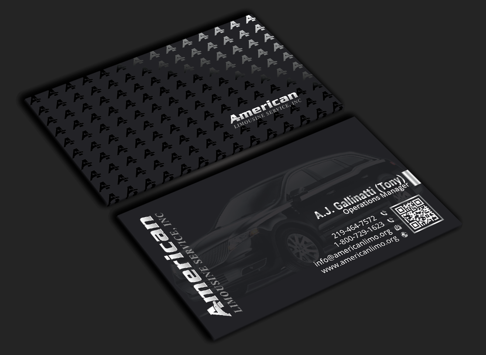 Design de Carte de Visite par DesignerShahadat pour AMERICAN LIMOUSINE SERVICE INC. | Design #32223049