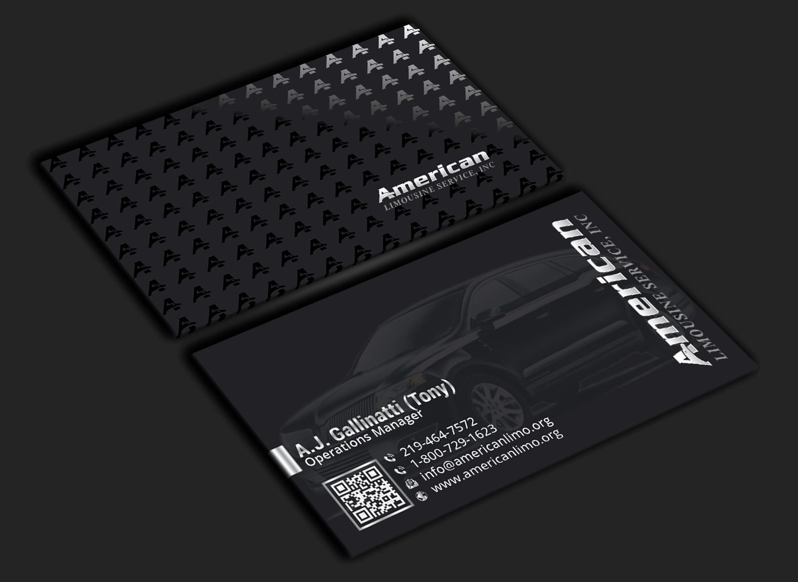 Diseño de Tarjeta de Presentación por DesignerShahadat para AMERICAN LIMOUSINE SERVICE INC. | Diseño #32223051