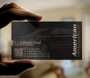 Business Card Design by DesignerShahadat for AMERICAN LIMOUSINE SERVICE INC. | Design: #32223052