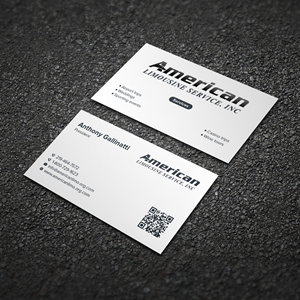 Business Card Design by Bikash Das for AMERICAN LIMOUSINE SERVICE INC. | Design: #32224994