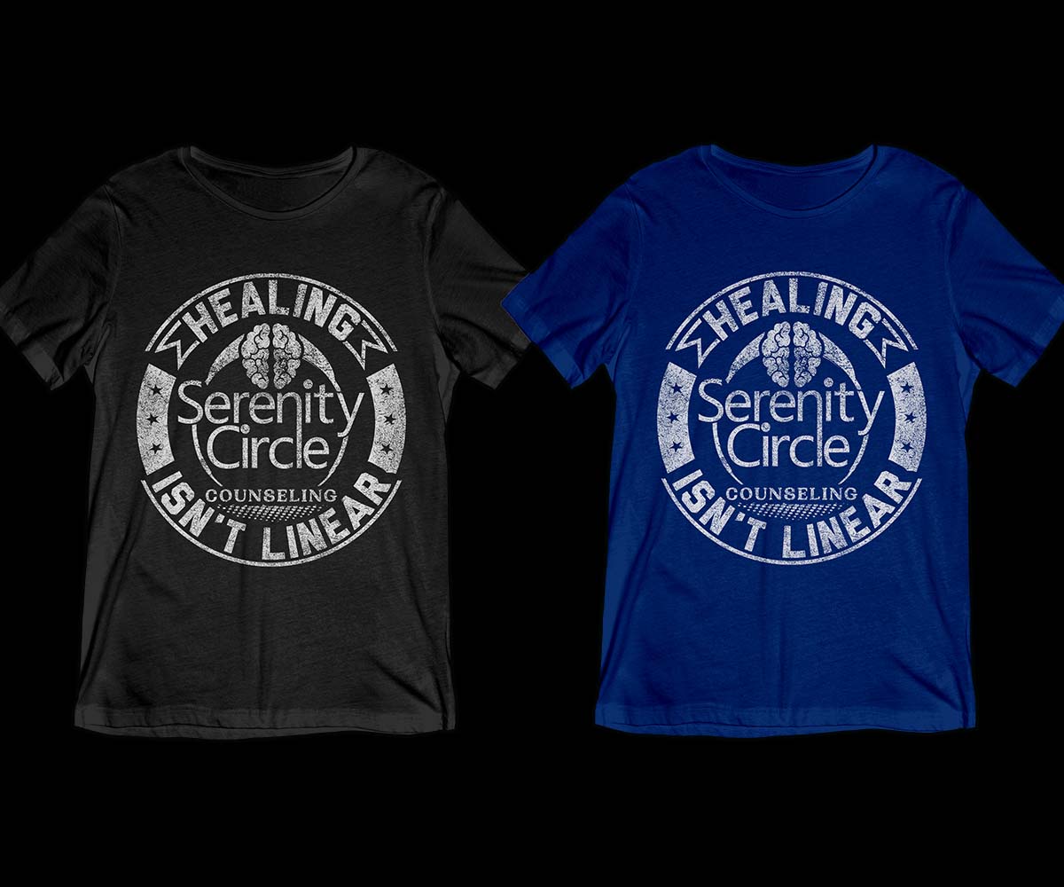 T-shirt Design by Milton Bhowmik for Serenity Circle Counseling | Design #32233209
