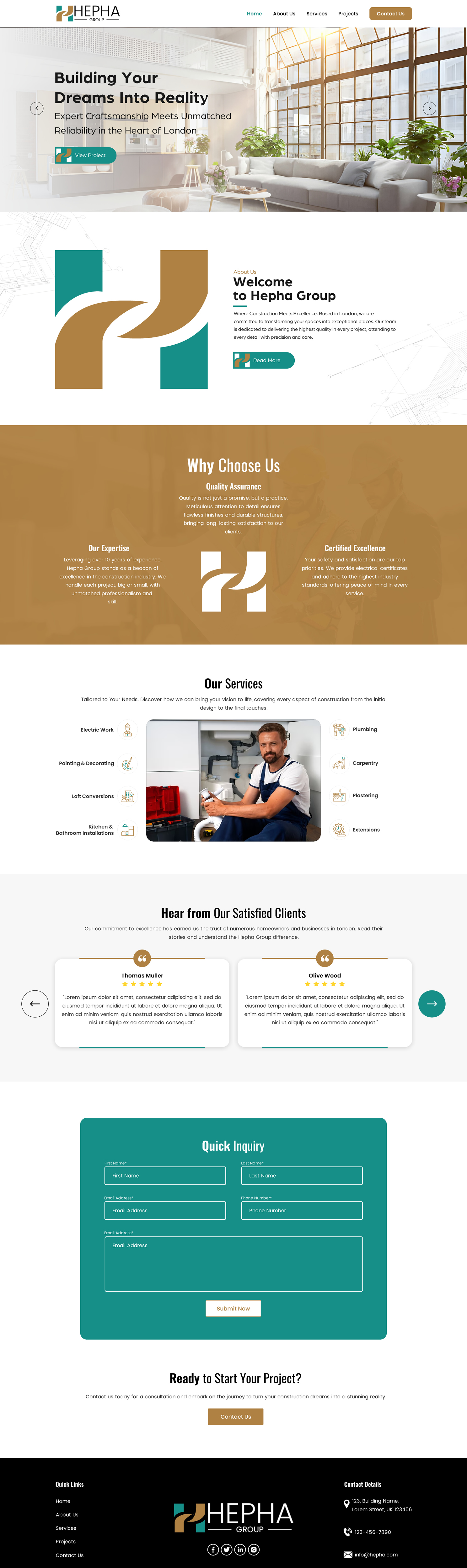Web Design by Sbss for this project | Design #32270067