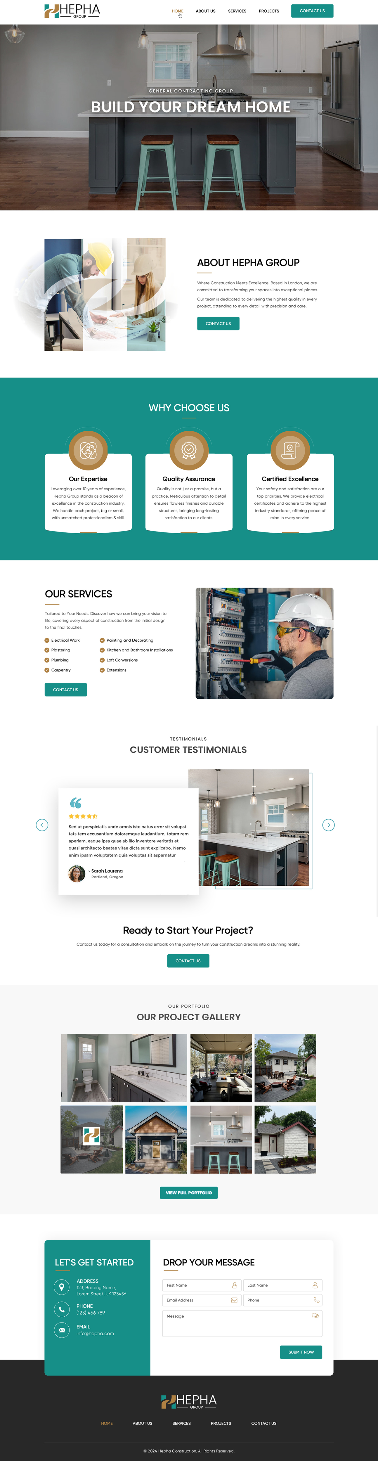 Web Design by Sbss for this project | Design #32282109