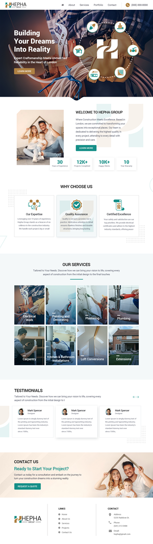 Web Design by Shijo John for this project | Design: #32269308