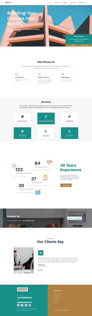 Web Design by Taufik H for this project | Design: #32251037