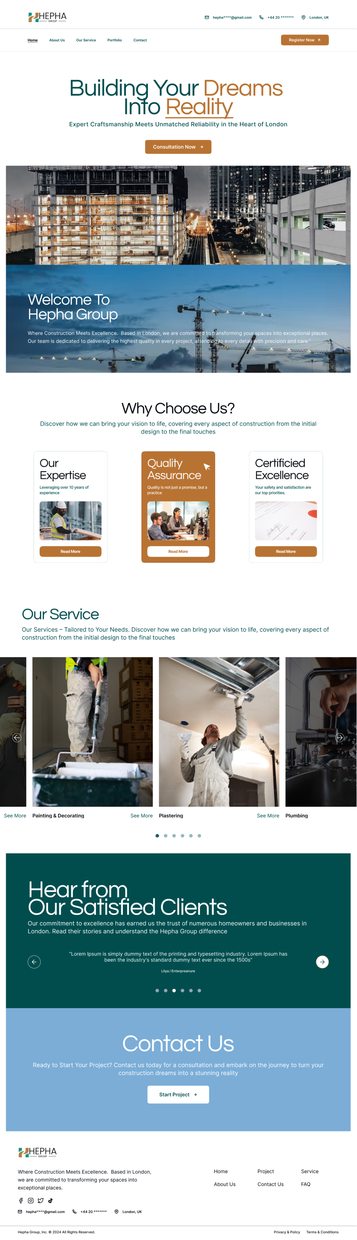 Web Design by Taufik H for this project | Design #32251153