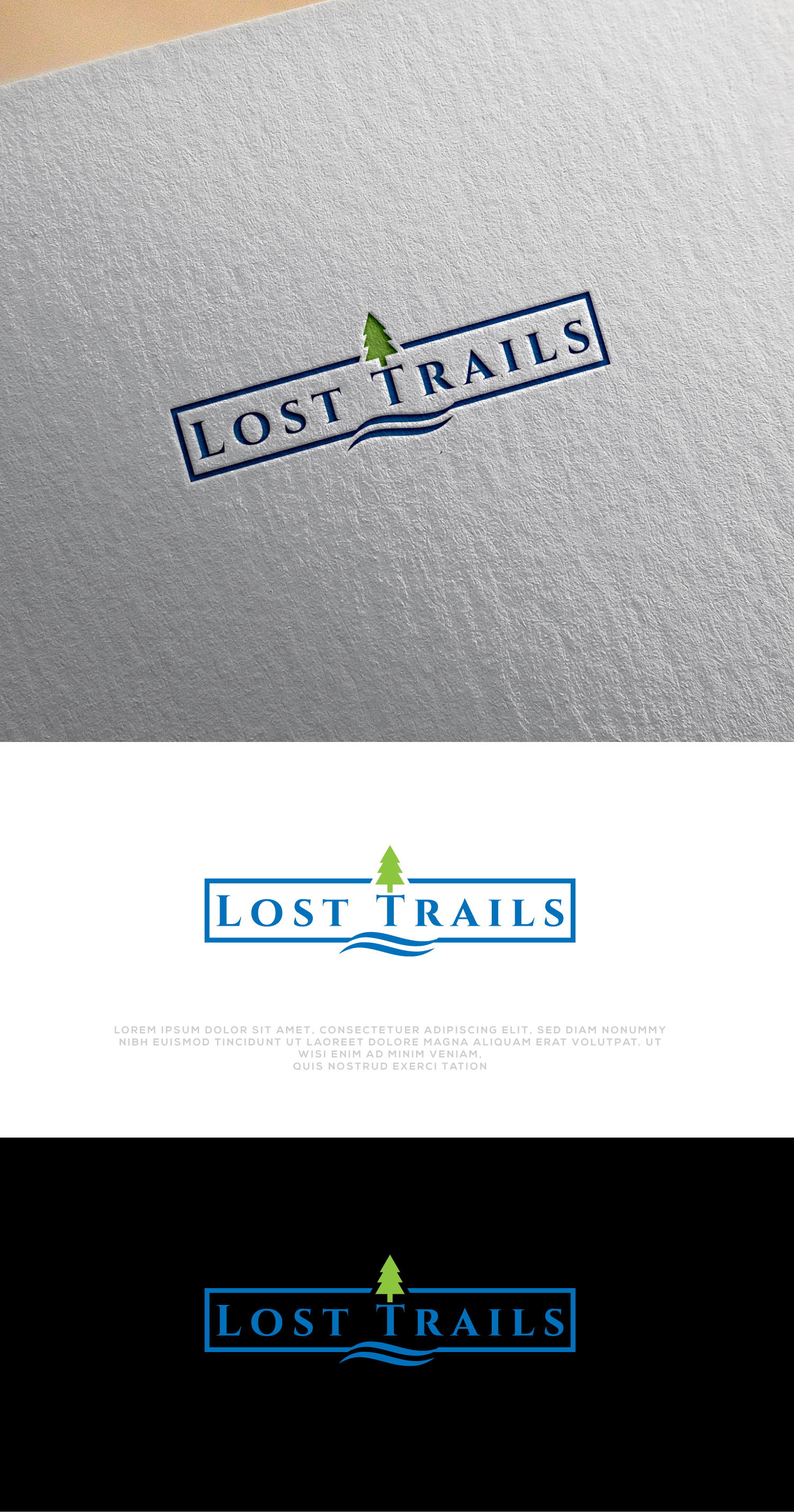 Logo Design by 100%design for Lost Trails Campground | Design #32228163
