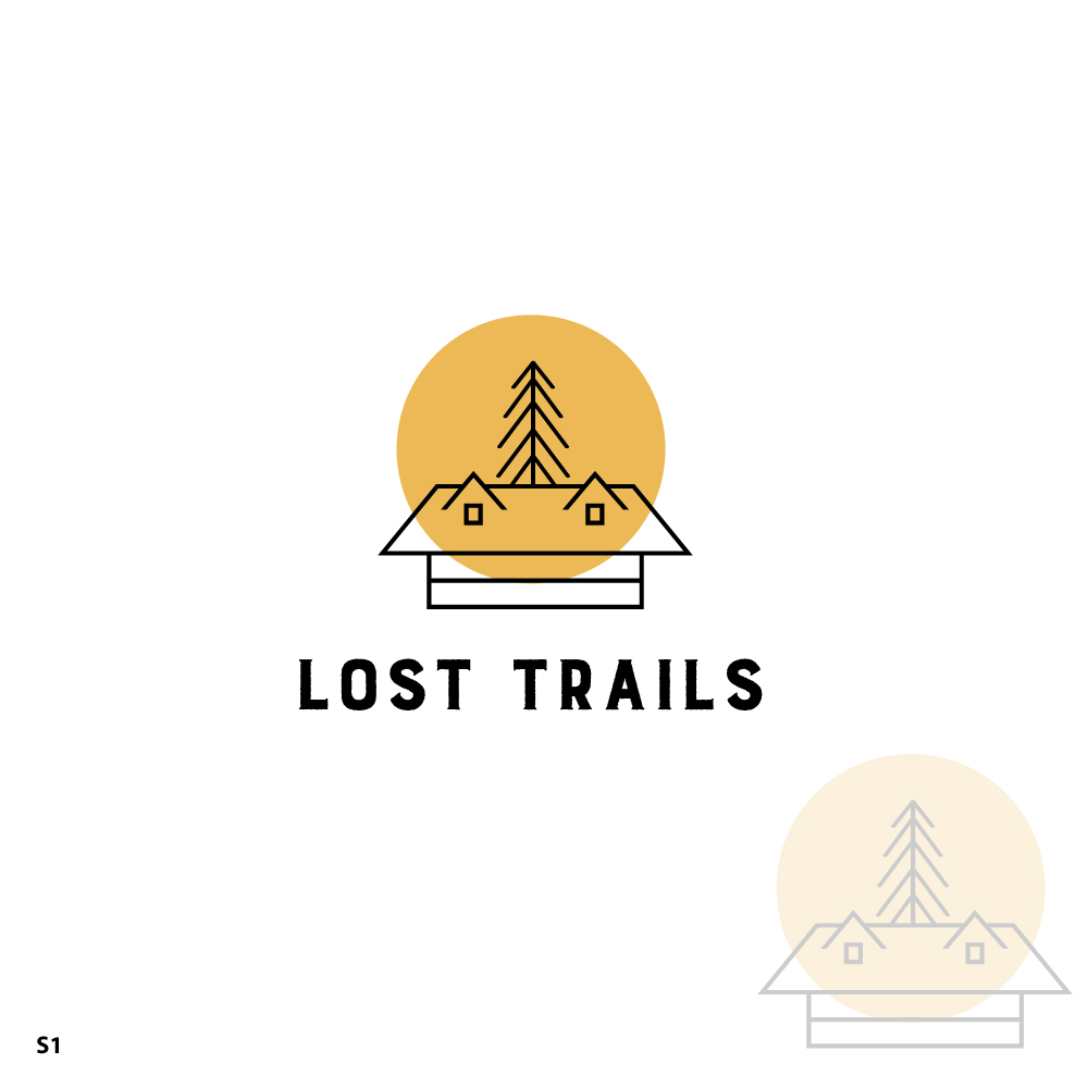 Logo Design by Sujit Banerjee for Lost Trails Campground | Design #32229802
