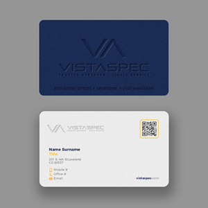 Business Card Design by Andrés Sebastián for this project | Design: #32233331