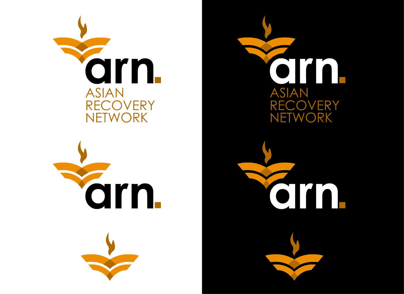 Logo Design by Khuz for Asian Recovery Network | Design #32238114