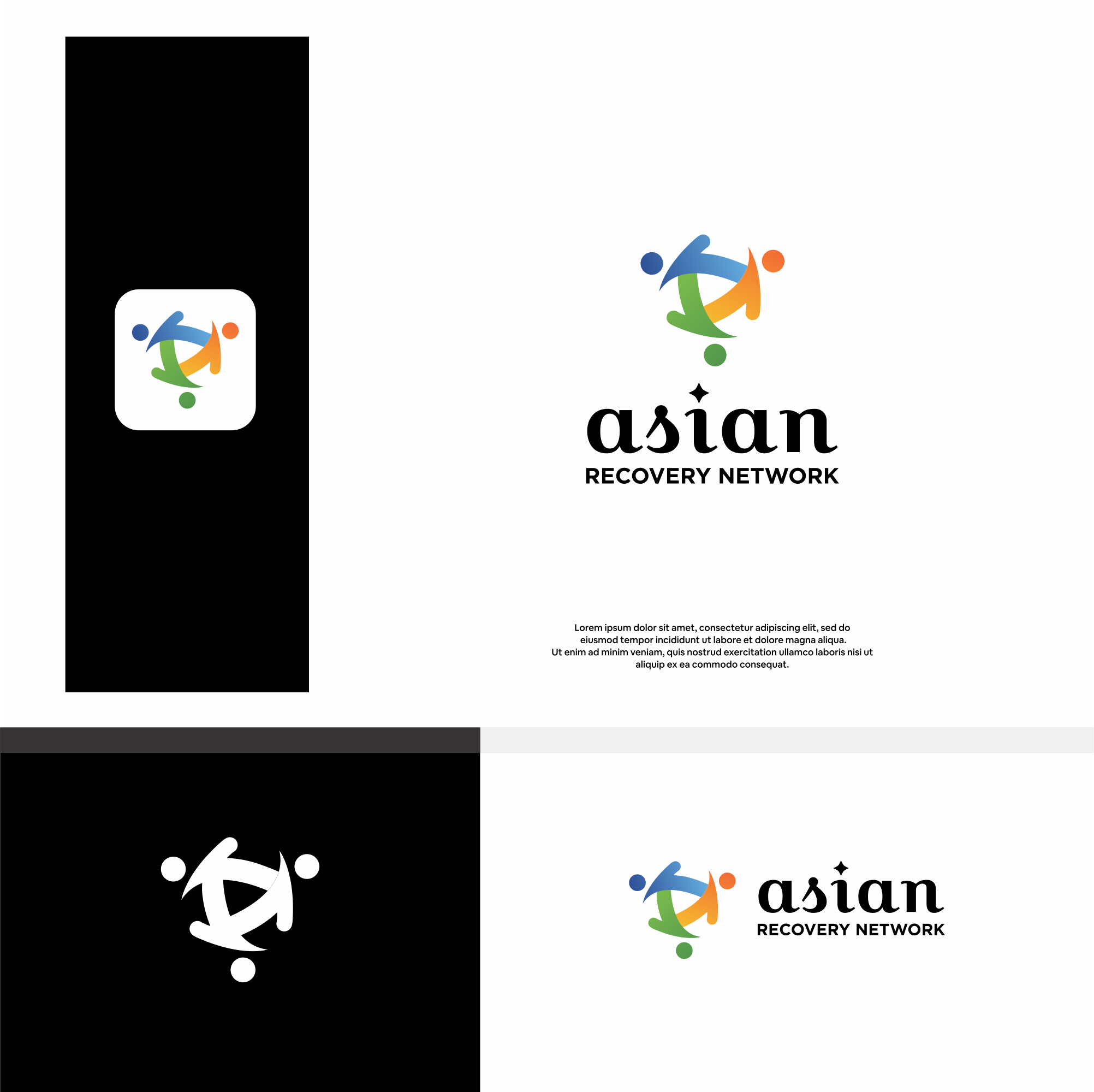 Logo Design by DesignFirst for Asian Recovery Network | Design #32235701