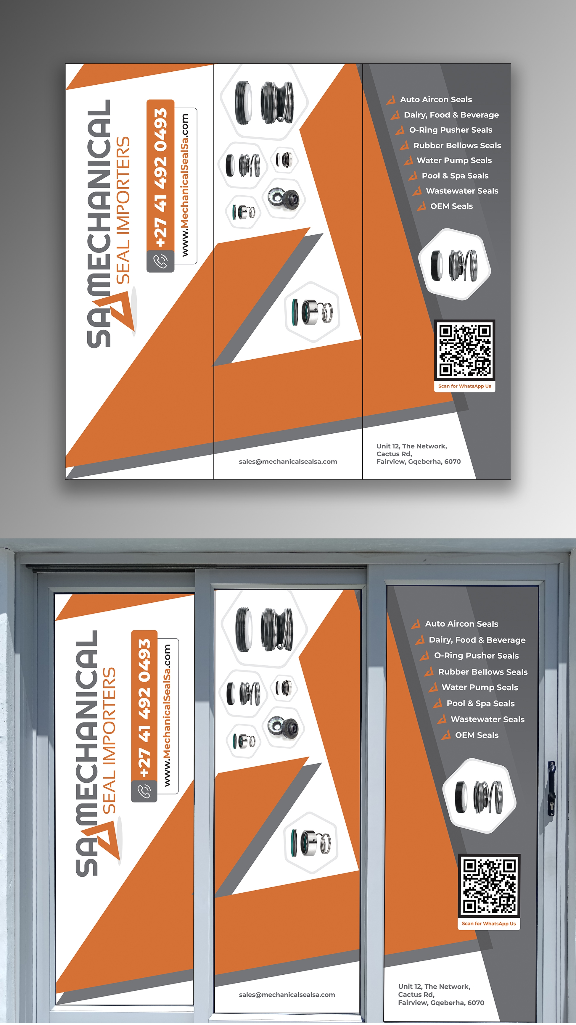 Graphic Design by OwnDesign for sa mechanical seal importer pe | Design #32237827