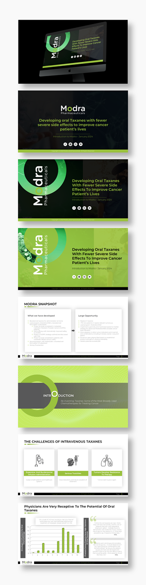 PowerPoint Design by MNTK for Modra Pharmaceuticals | Design #32246530