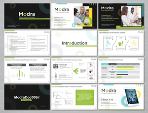 PowerPoint Design by artbitin for Modra Pharmaceuticals | Design: #32236575