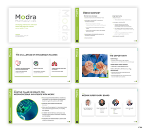 PowerPoint Design by pb for Modra Pharmaceuticals | Design: #32241026