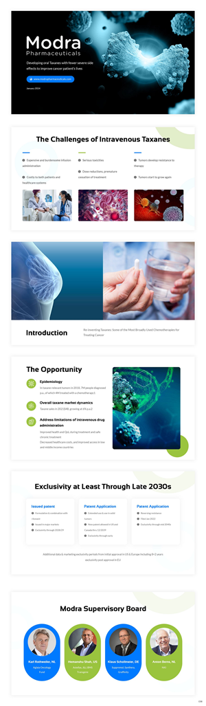 PowerPoint Design by pb for Modra Pharmaceuticals | Design: #32241047