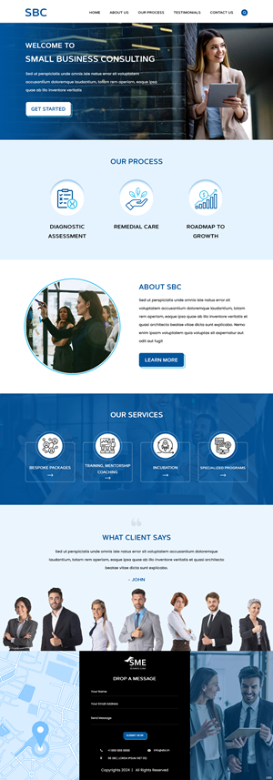 Web Design by pb for MThecreative | Design: #32249174