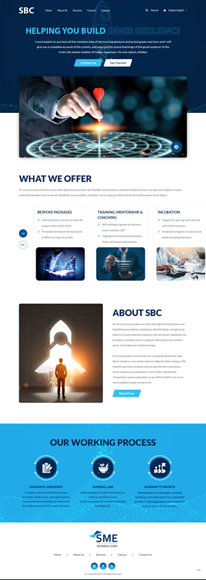 Web Design by pb for MThecreative | Design: #32249175