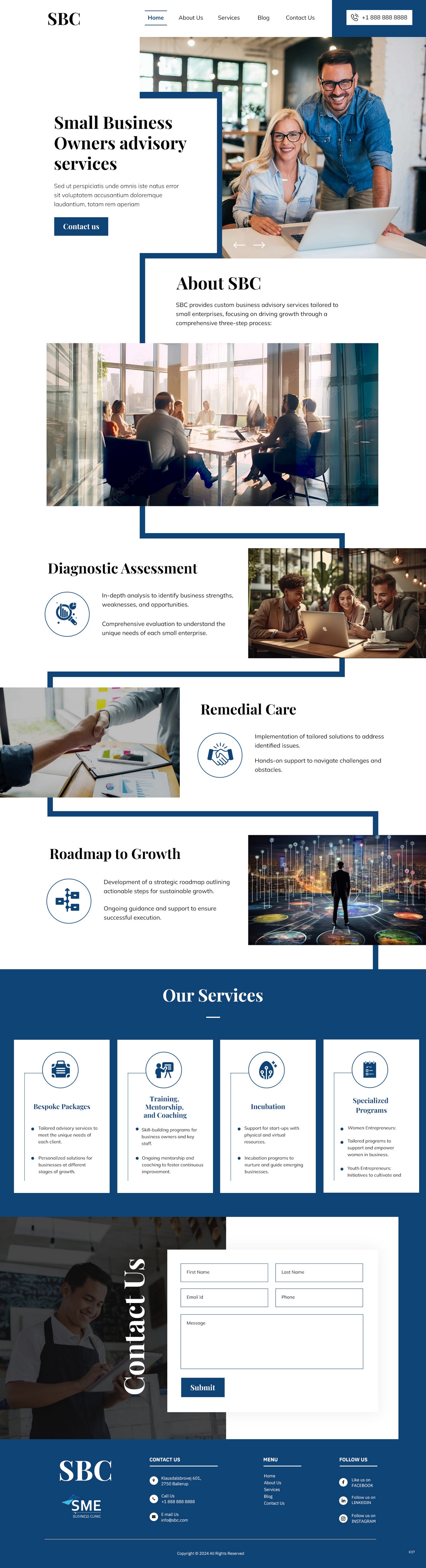 Web Design by pb for MThecreative | Design #32249180