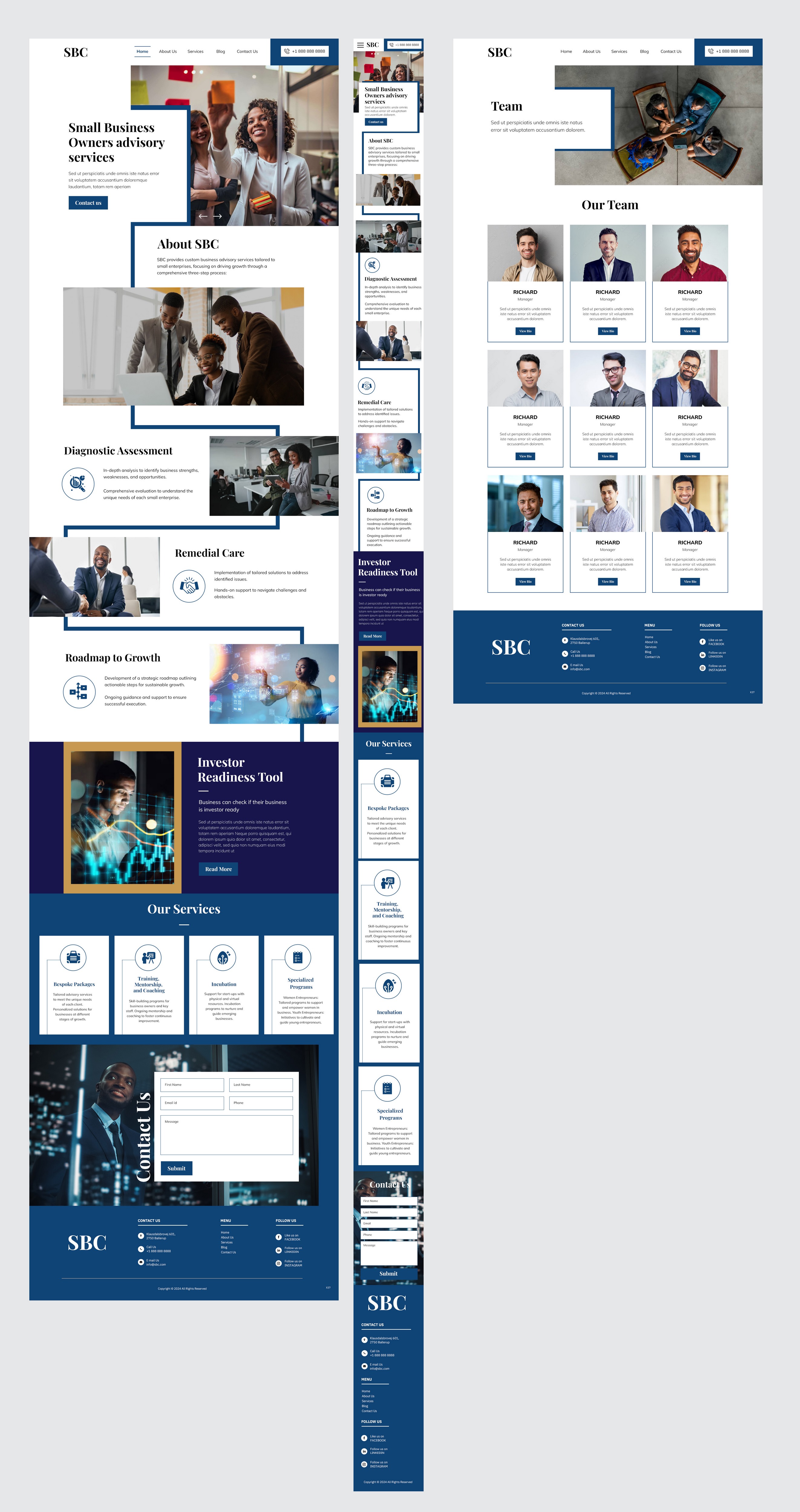 Web Design by pb for MThecreative | Design #32282794