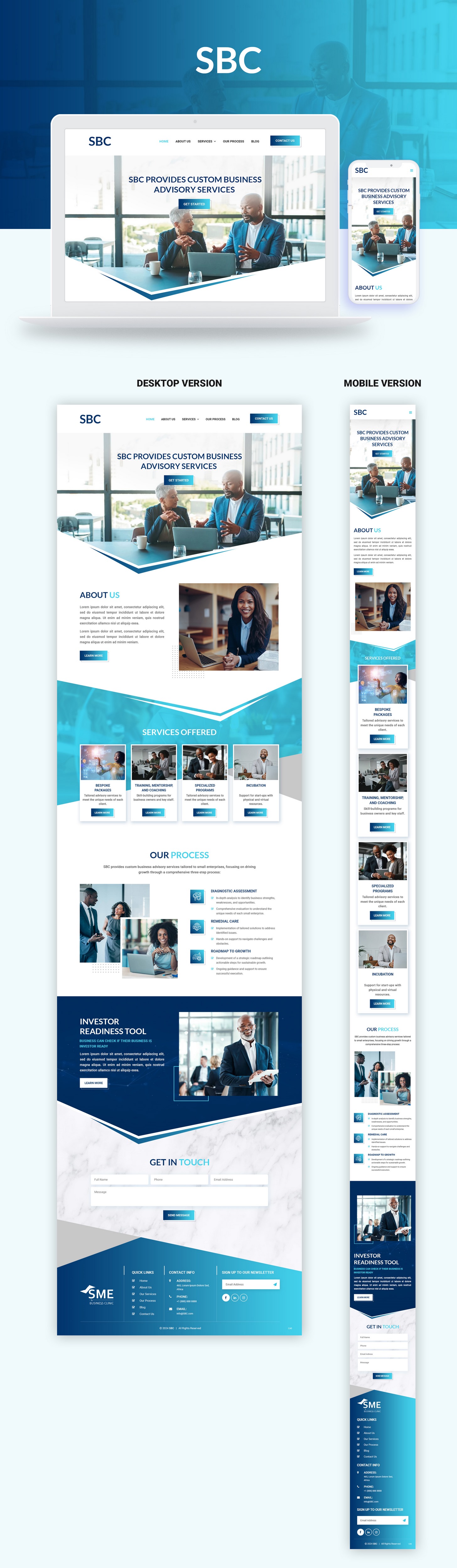 Web Design by pb for MThecreative | Design #32290636