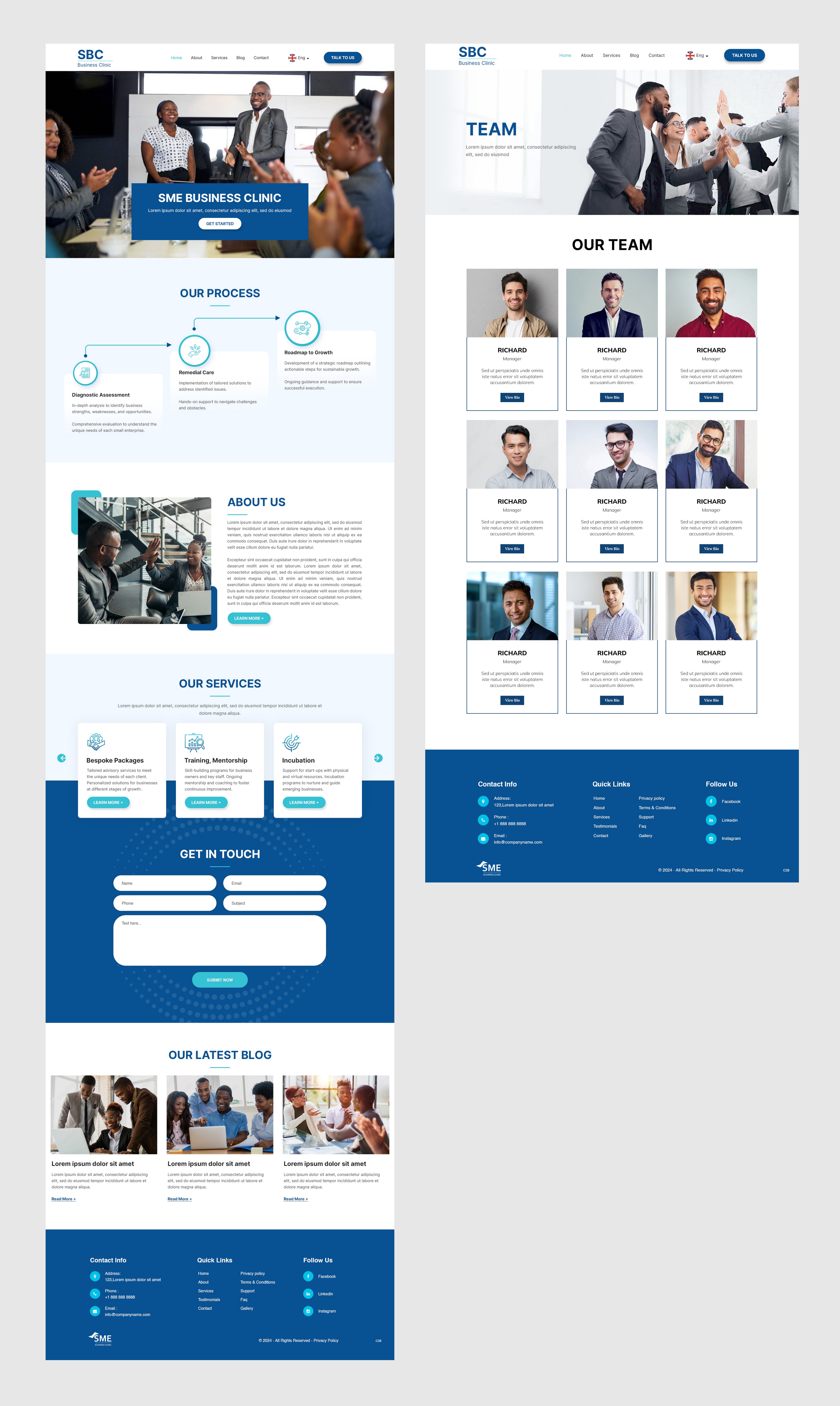 Web Design by pb for MThecreative | Design #32319121