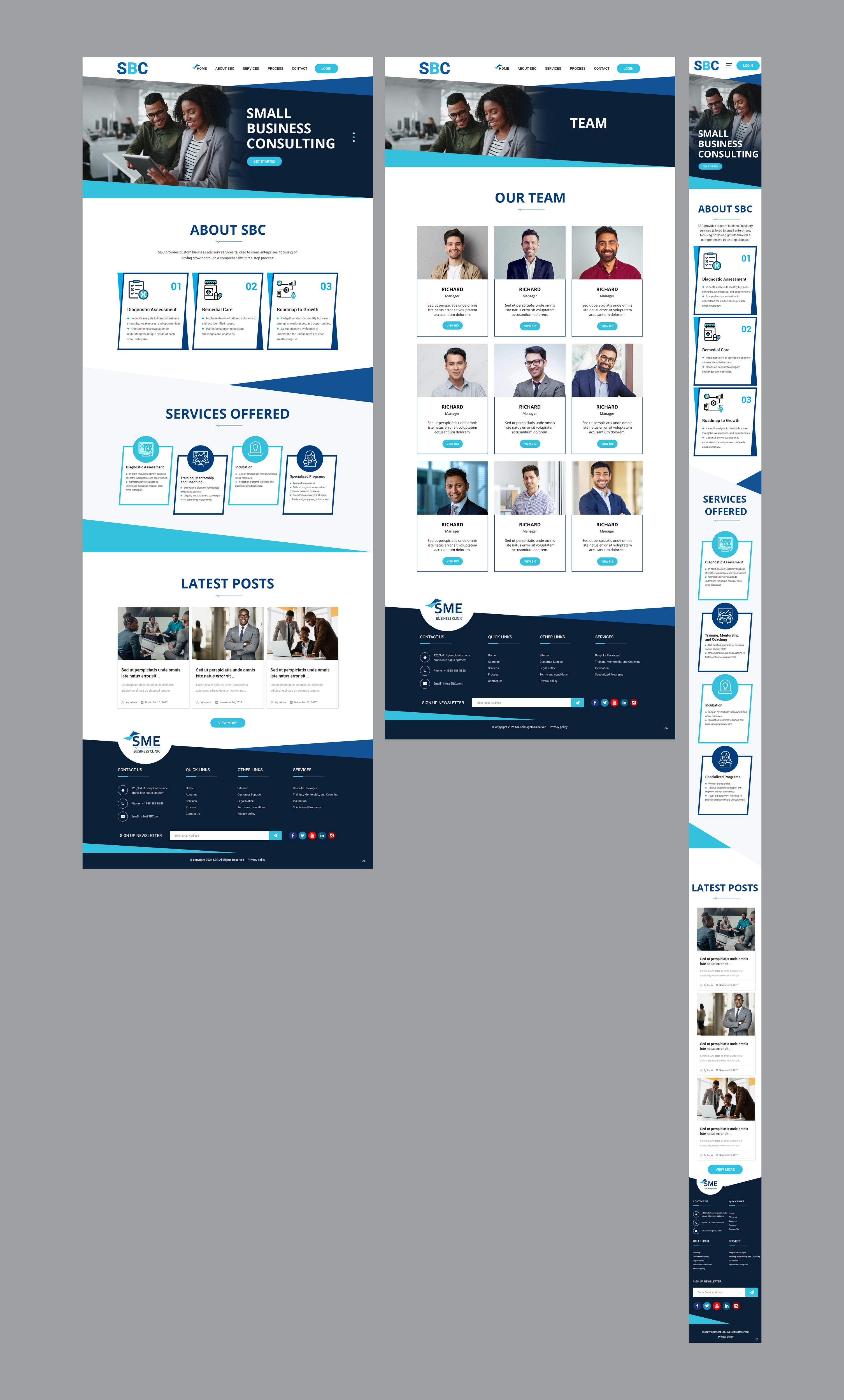 Web Design by pb for MThecreative | Design #32319124