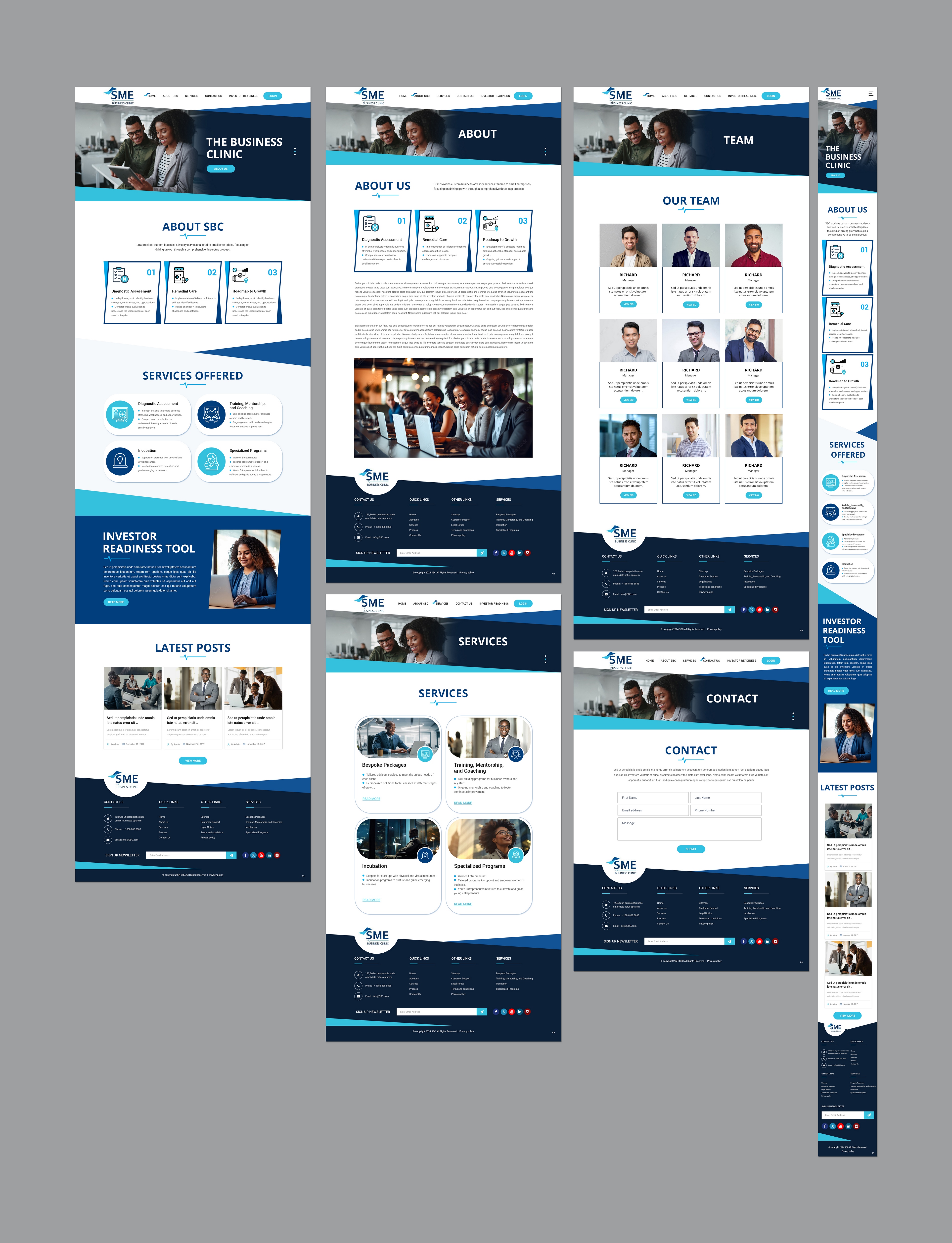 Web Design by pb for MThecreative | Design #32425663