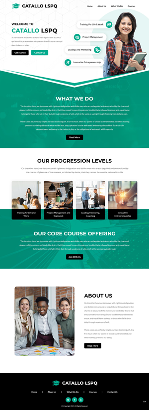 Web Design by pb for this project | Design: #32249120