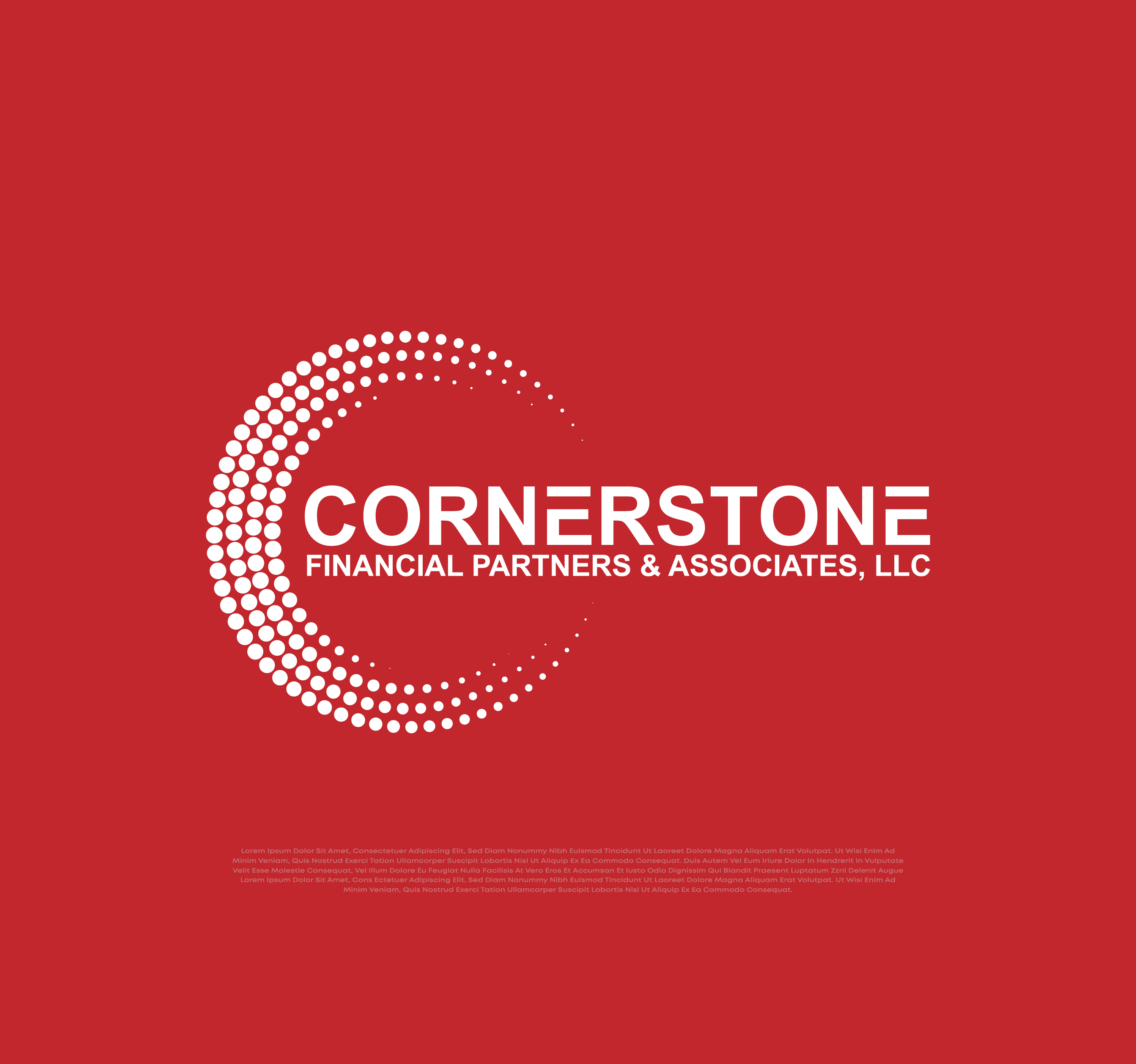 Design de Logo par Creative Design@ pour Cornerstone Financial Partners & Associates LLC | Design #32282051
