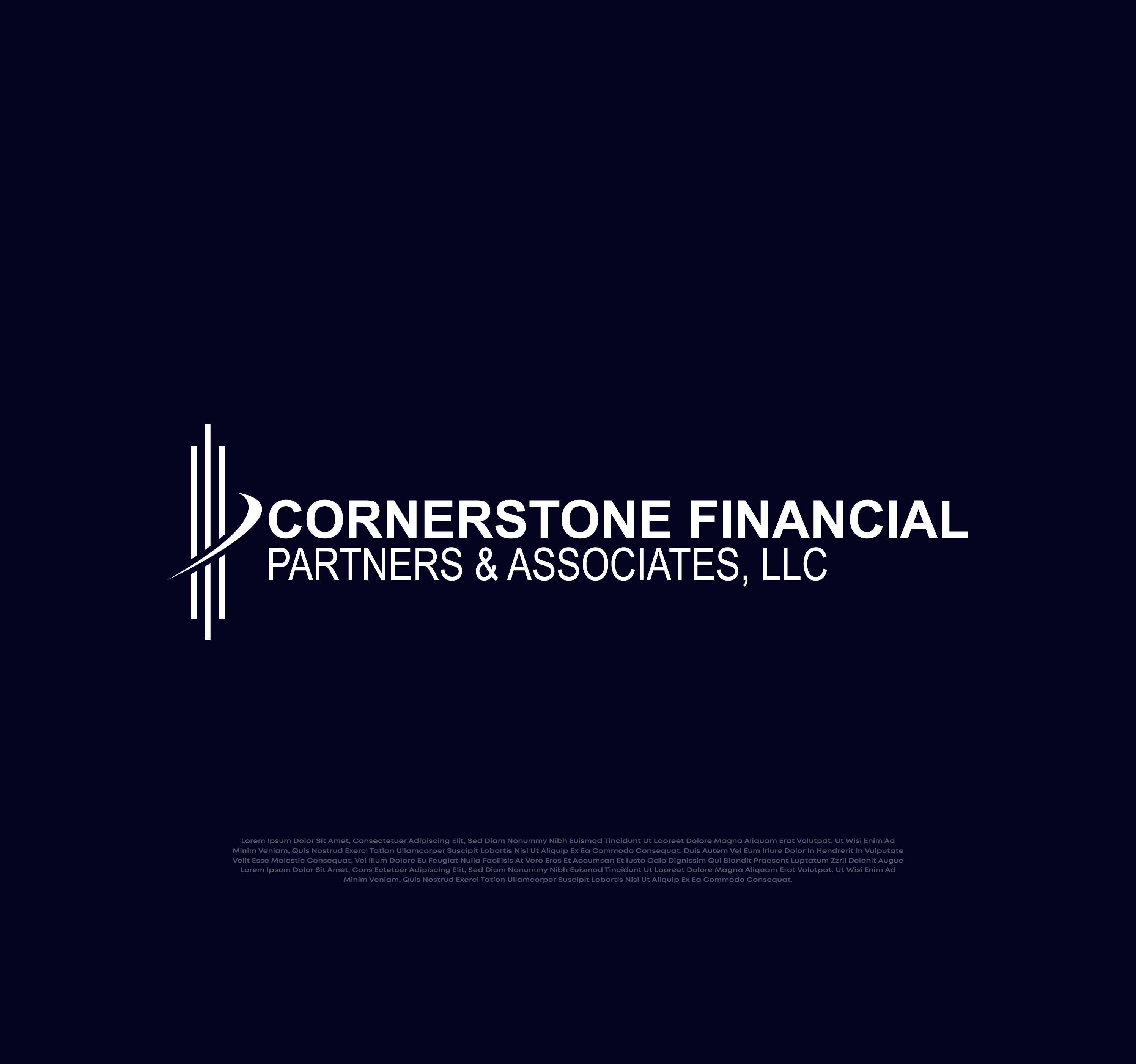 Logo-Design von Creative Design@ für Cornerstone Financial Partners & Associates LLC | Design #32282145