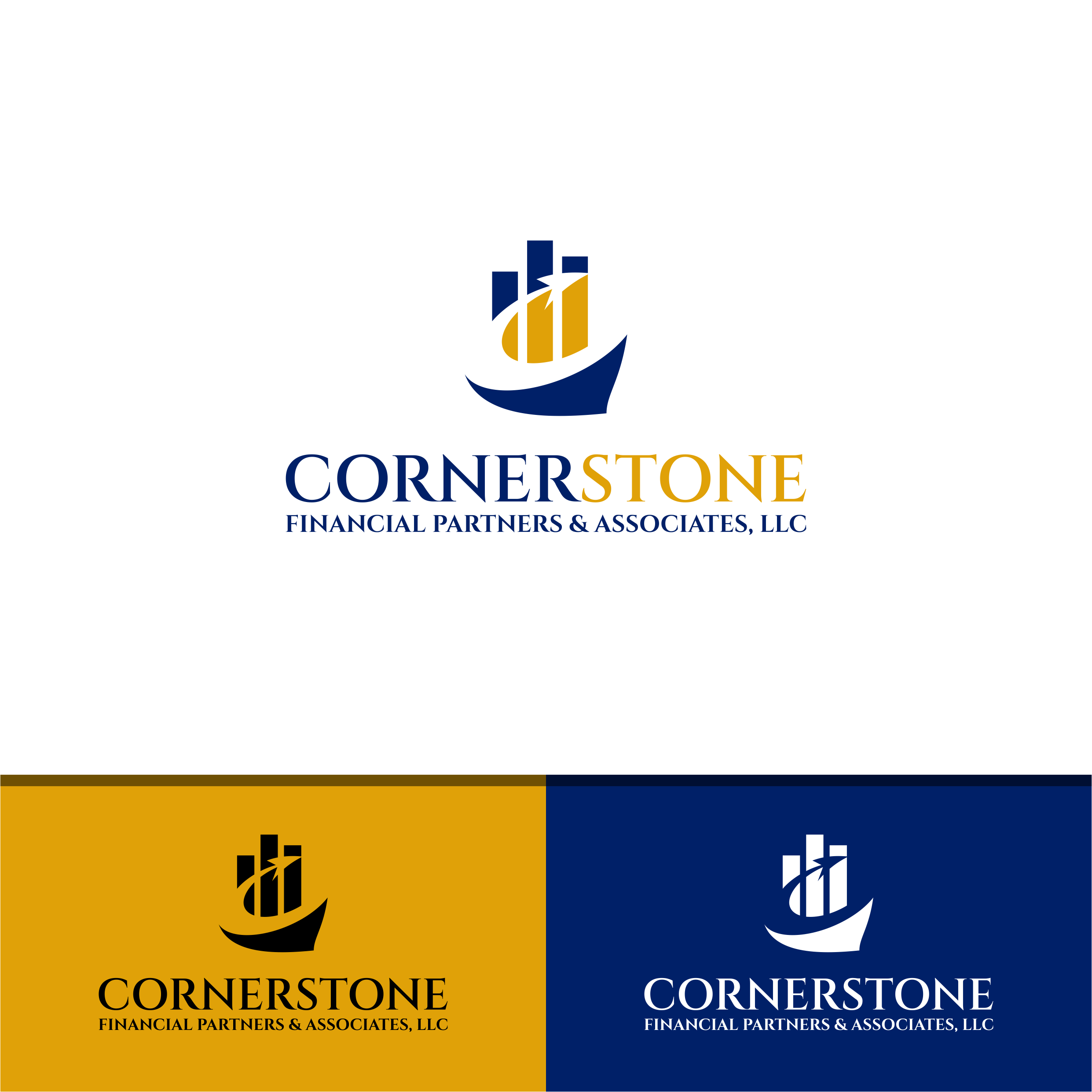 Logo-Design von ghillvan für Cornerstone Financial Partners & Associates LLC | Design #32243054