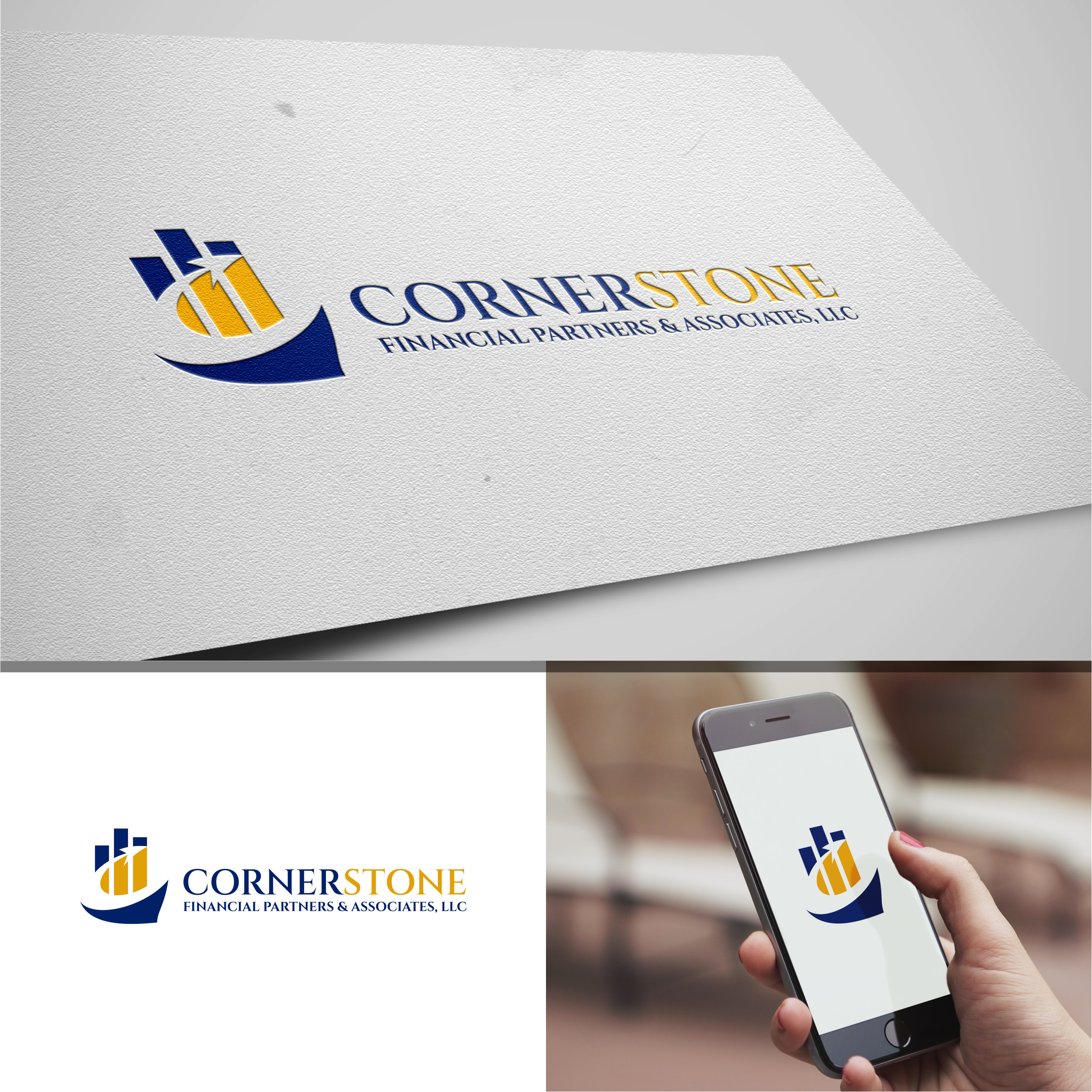 Logo-Design von ghillvan für Cornerstone Financial Partners & Associates LLC | Design #32243088