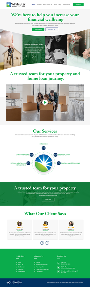 Web Design by Creations Box 2015 for this project | Design #32249513