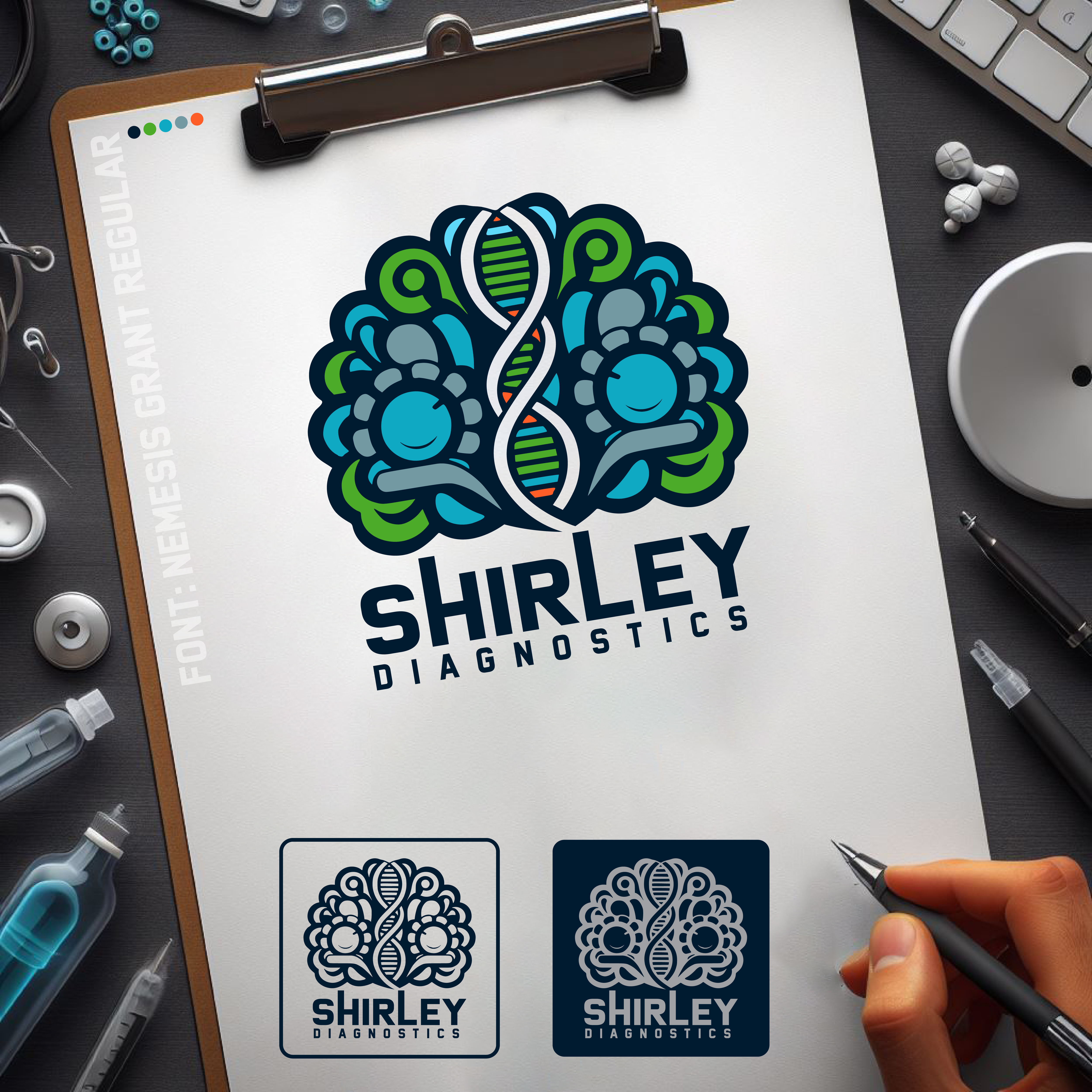Logo-Design von Golokapati für Shirley Diagnostics | Design #32247304