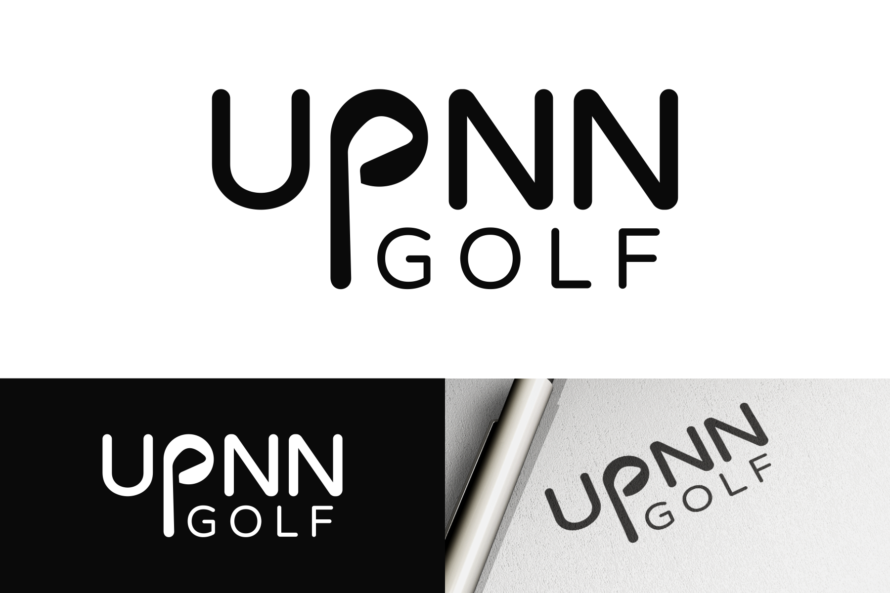 Logo Design by Aezakmi for UPPN Golf | Design #32288646